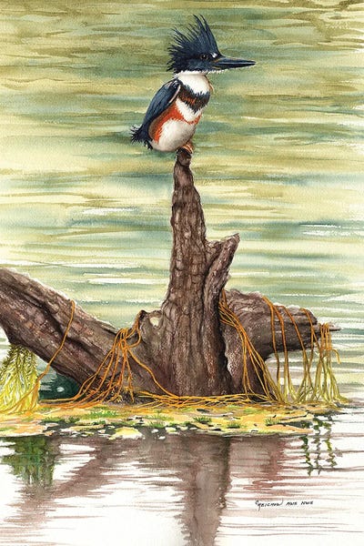 That's The Point by Christine Reichow framed canvas print