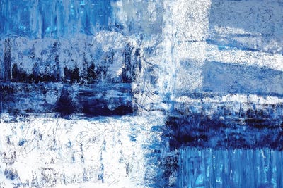 Indigo Dream by Christine Reichow framed canvas print