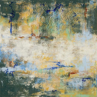 Pathway II by Christine Reichow framed canvas print