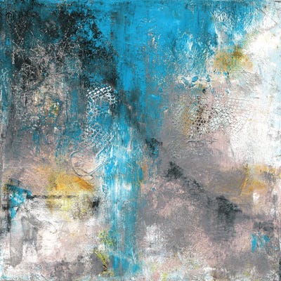 Rhythm I by Christine Reichow framed canvas print