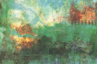 River Running Through by Christine Reichow framed canvas print