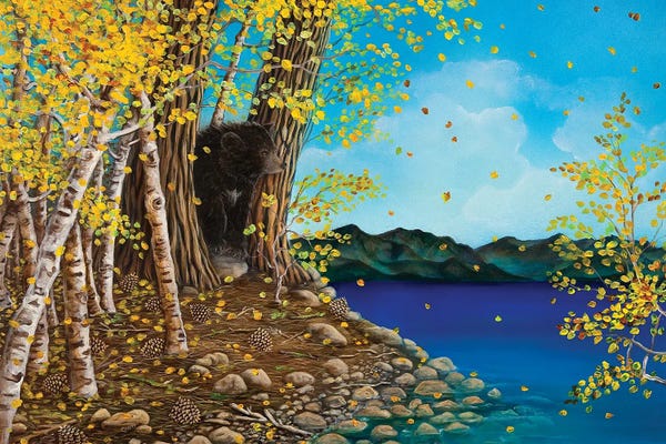 Birch Trees: One Fall Day by Cathy McClelland