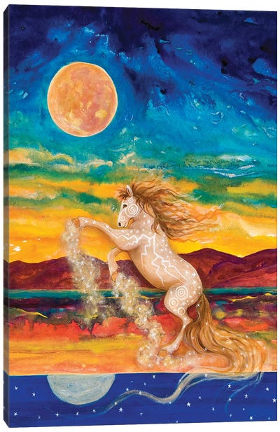 Stallion Spirit Canvas Art Print - Cathy McClelland