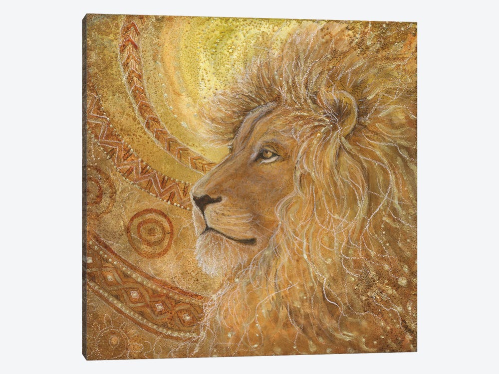 Lion Sun by Cathy McClelland 1-piece Canvas Art Print