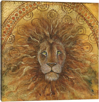 Lion Spirit Canvas Art Print - Cathy McClelland