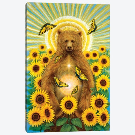 Sun Bear Canvas Print #CTY7} by Cathy McClelland Canvas Art