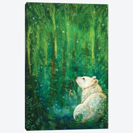 Land Of The Spirit Bear Canvas Print #CTY8} by Cathy McClelland Canvas Art Print
