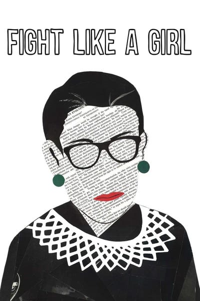 Ruth Bader Ginsburg: RBG Fight Like A Girl by Paper Cutz