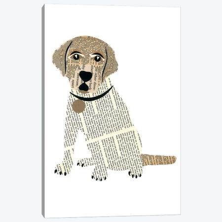 Labrador Canvas Print #CTZ30} by Paper Cutz Canvas Artwork