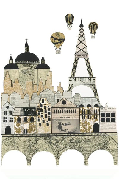 Hot Air Balloons: Paris by Paper Cutz