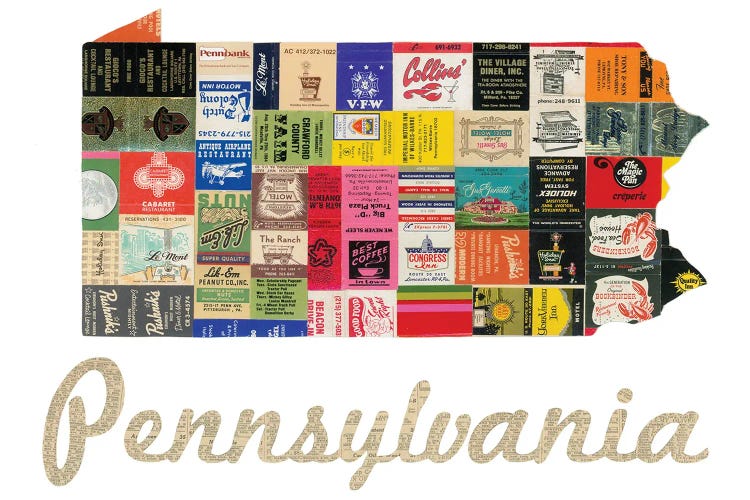 Pennsylvania Matchbook