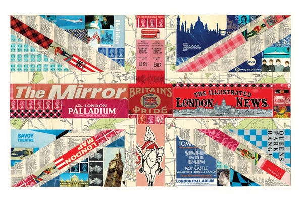 International Flags: Union Jack Flag by Paper Cutz