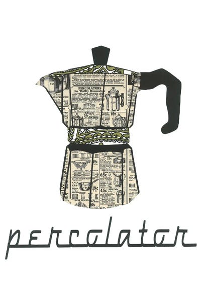 Equipment & Utensils: Retro Perculator by Paper Cutz