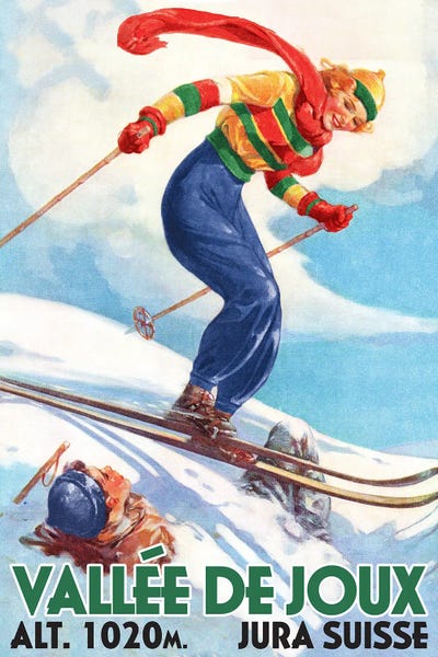 Switzerland: Ski Switzerland by Saturday Evening Post