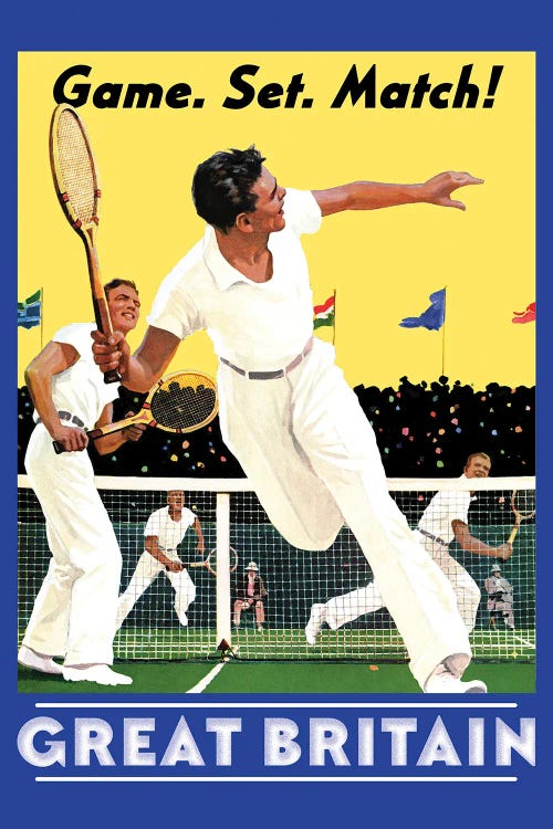 Tennis Travel Poster