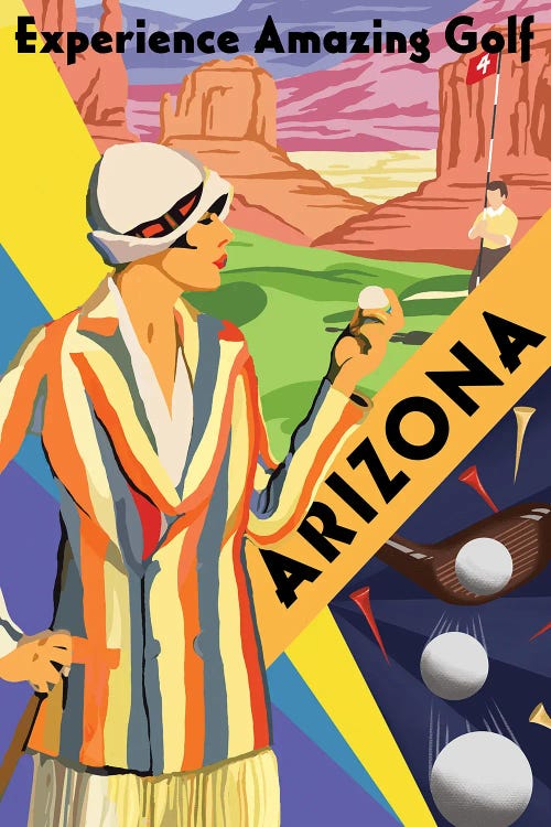 Visit Arizona by Saturday Evening Post wall art