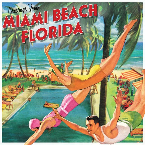 Miami Beach: Visit Miami Beach by Saturday Evening Post