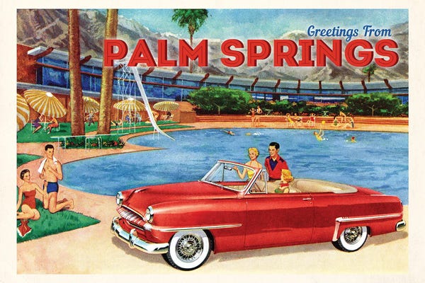 Palm Springs: Visit Palm Springs I by Saturday Evening Post
