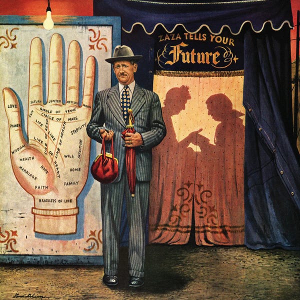 American Décor: Palmist by Stevan Dohanos