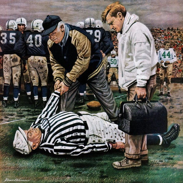 American Décor: Ref Out Cold by Stevan Dohanos