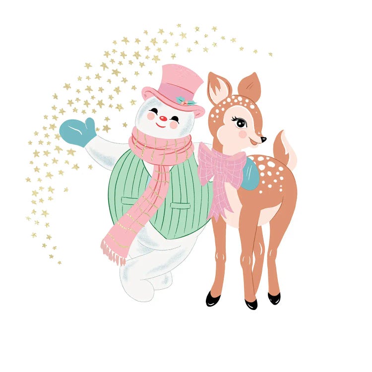 Candyland Friends by Saturday Evening Post wall art