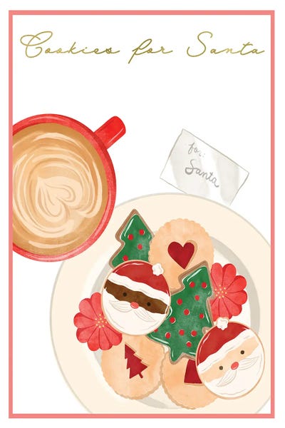 Cookies: Coffee And Cookies For Santa by Saturday Evening Post