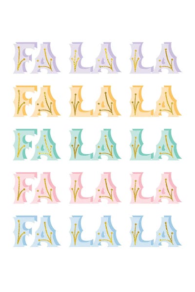 Christmas Signs & Sentiments: Fa La La by Saturday Evening Post