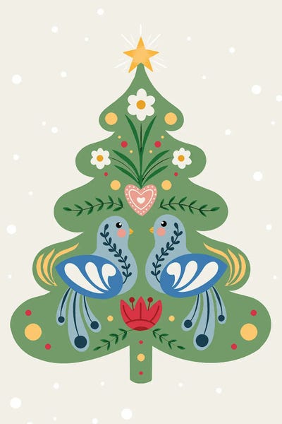 Folksy Christmas Tree