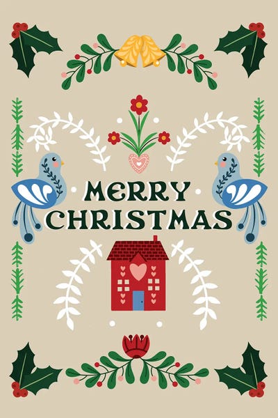 Folksy Merry Christmas