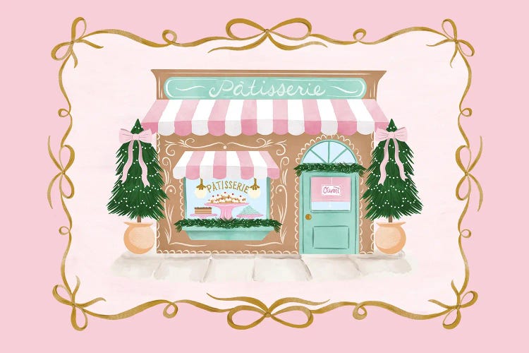 Gingerbread Fresh Patisserie Shop by Saturday Evening Post wall art