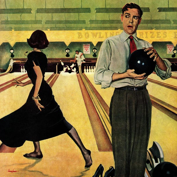 Bowling: Bowling Strike by George Hughes