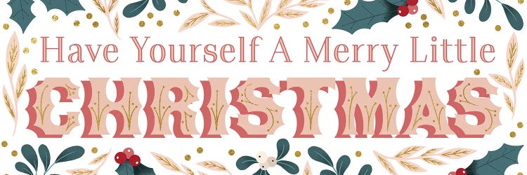 Have Yourself A Merry Little Christmas II by Saturday Evening Post wall art