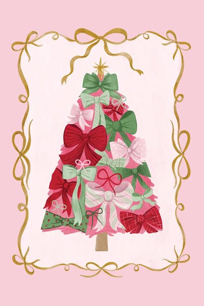 Seasonal Glam: Holiday Bow Christmas Tree by Saturday Evening Post