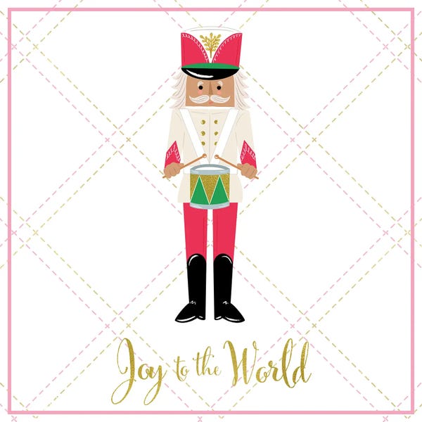 Christmas Signs & Sentiments: Joy To The World Nutcracker by Saturday Evening Post