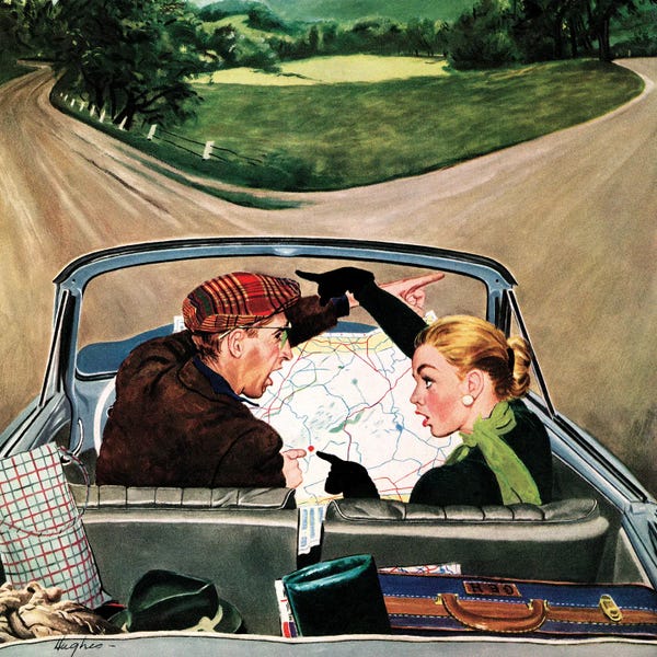 American Décor: Fork In The Road by George Hughes