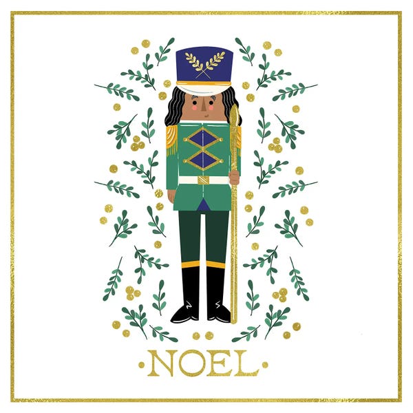 Christmas Signs & Sentiments: Noel Nutcracker by Saturday Evening Post