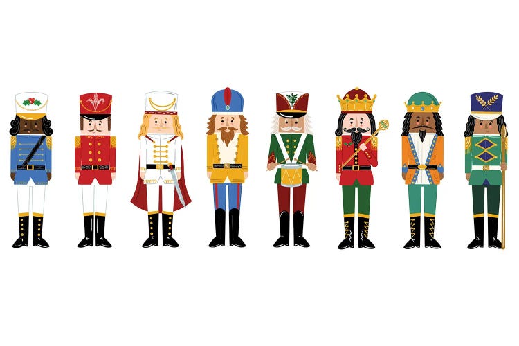 Nutcracker Line Up by Saturday Evening Post wall art