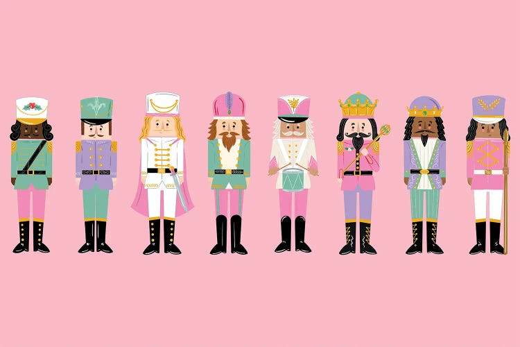 Nutcracker Line Up II by Saturday Evening Post wall art