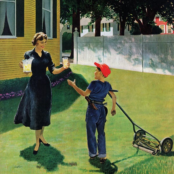 American Décor: Lemonade For The Lawnboy by George Hughes