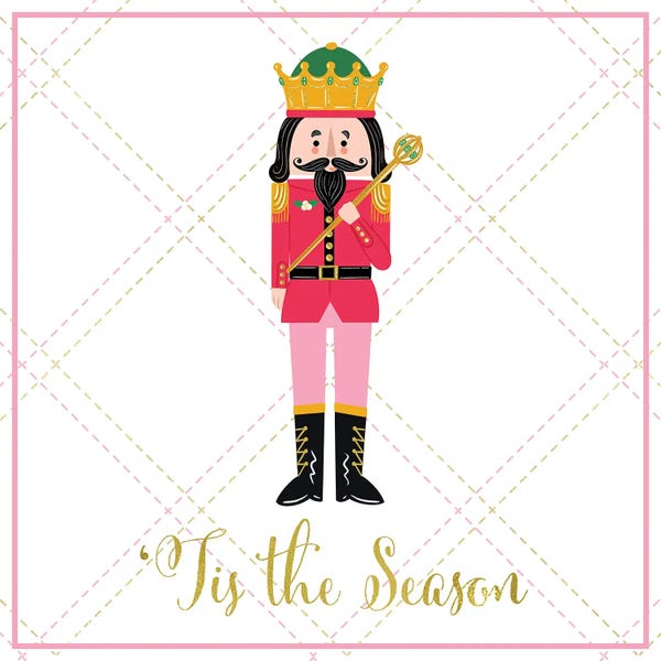 Christmas Signs & Sentiments: Tis The Season Nutcracker by Saturday Evening Post
