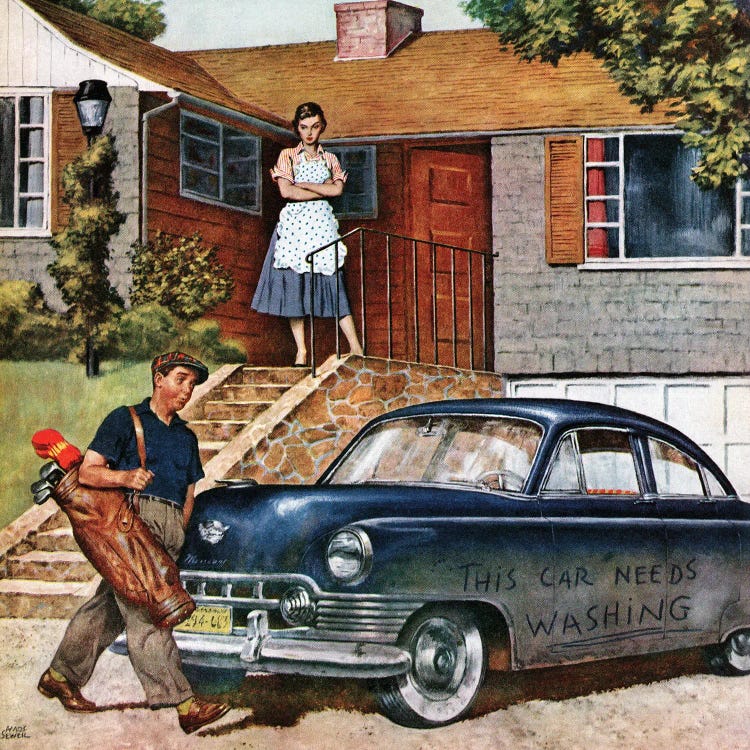 This Car Needs Washing by Amos Sewell wall art