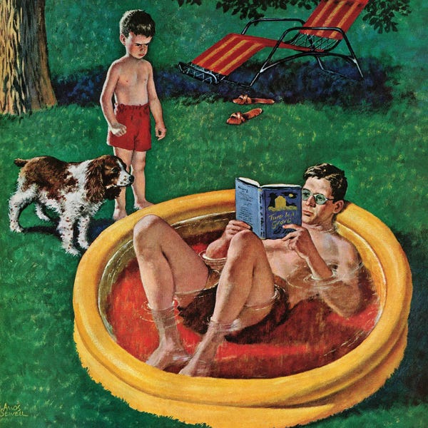 Classic Americana: Wading Pool by Amos Sewell
