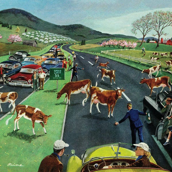 American Décor: Slow Mooving Traffic by Ben Kimberly Prins