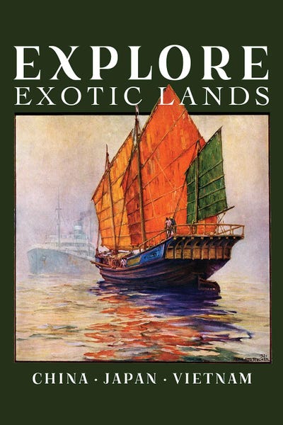 Vintage Travel Posters: Explore China by Saturday Evening Post