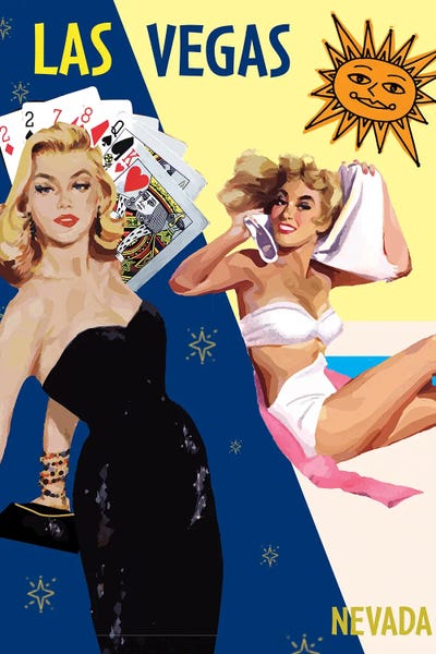 Gambling: Las Vegas by Saturday Evening Post