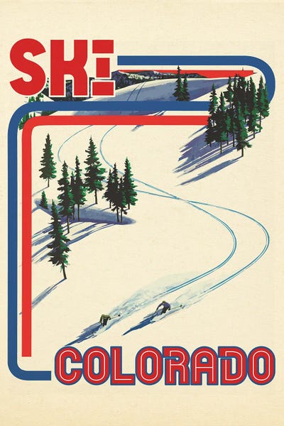 Colorado: Ski Colorado by Saturday Evening Post