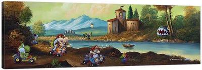 Mario Park Canvas Art Print - Pop Culture Art