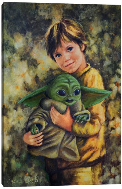 The Children Canvas Art Print - Luke Skywalker