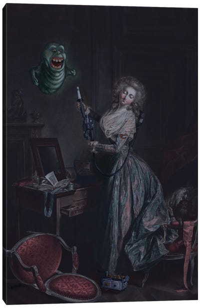 Whom Will Thou Call? Canvas Art Print - Ghostbusters