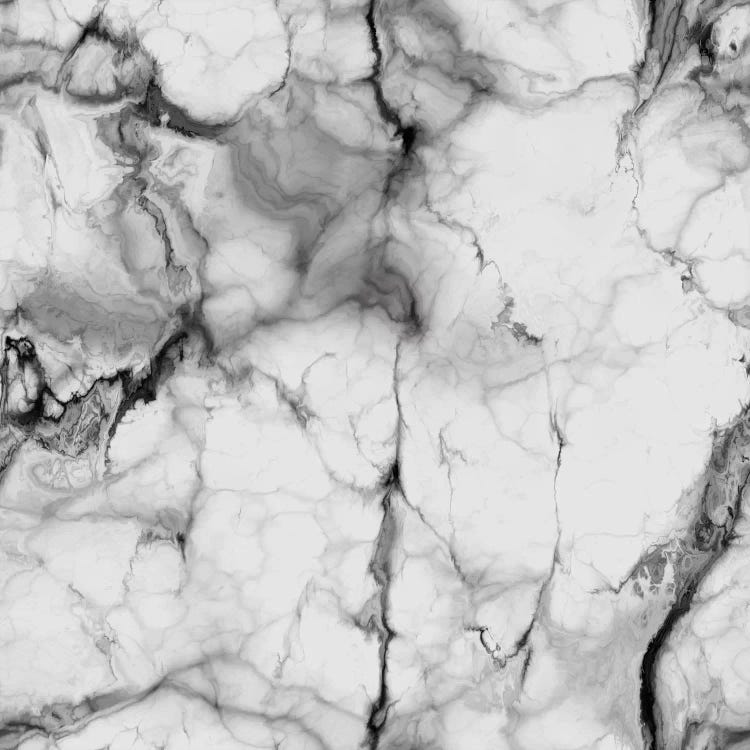 White Marble Art Print by Chelsea Victoria | iCanvas